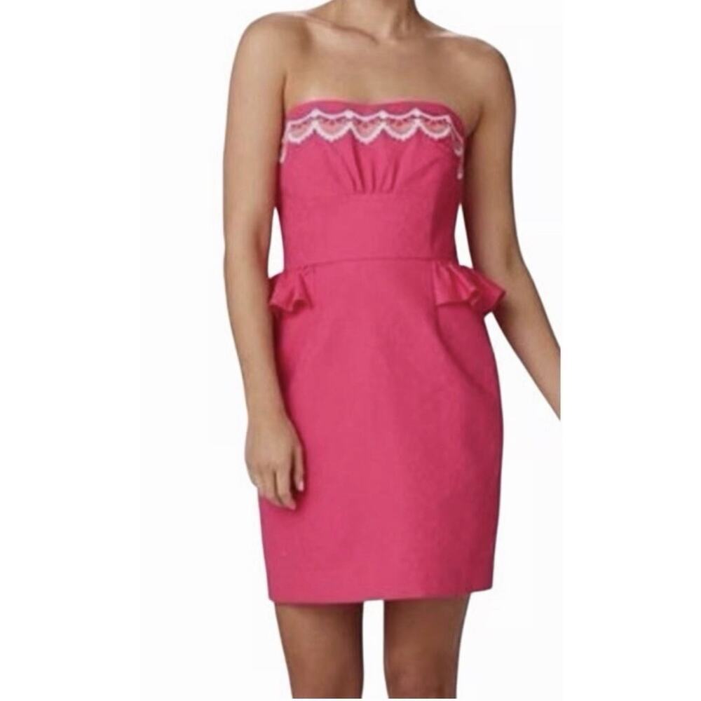 Lilly Pulitzer Maybell in Azalea Pink Resort Vacation Special Occasion, Size 6